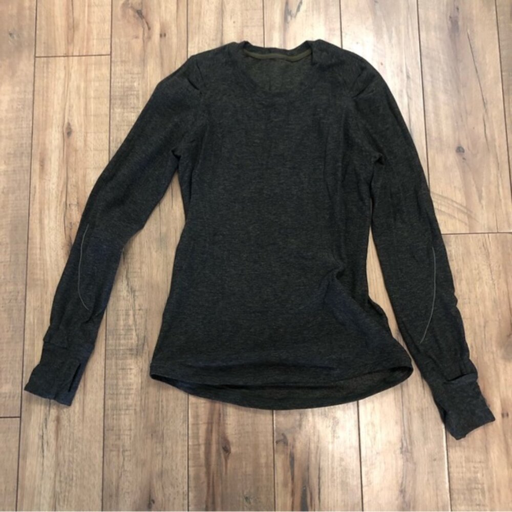 Lululemon long sleeve forest green size4